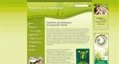 Desktop Screenshot of hausmittel-heilpflanzen.de